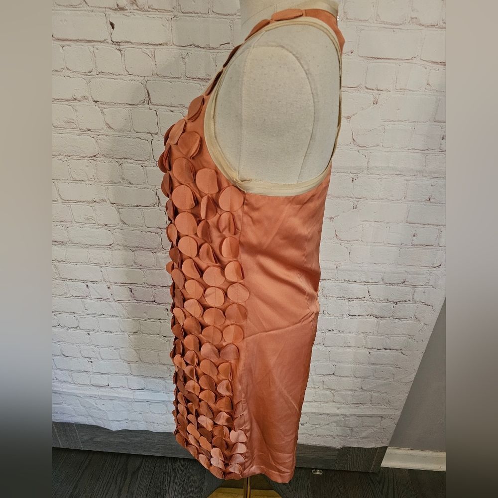 Ali Ro Laser-Cut Paillette Applique Racerback Dress | Pheasant | Size 0 | NWT - Picture 4 of 9